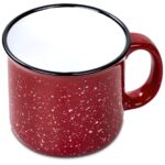 Serendipio Marshall Ceramic Coffee Mug - 400ml - Red - Image 2