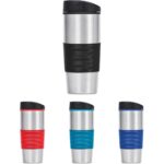 Ridge Stainless Steel & Plastic Double-Wall Tumbler - 450ml - Image 2