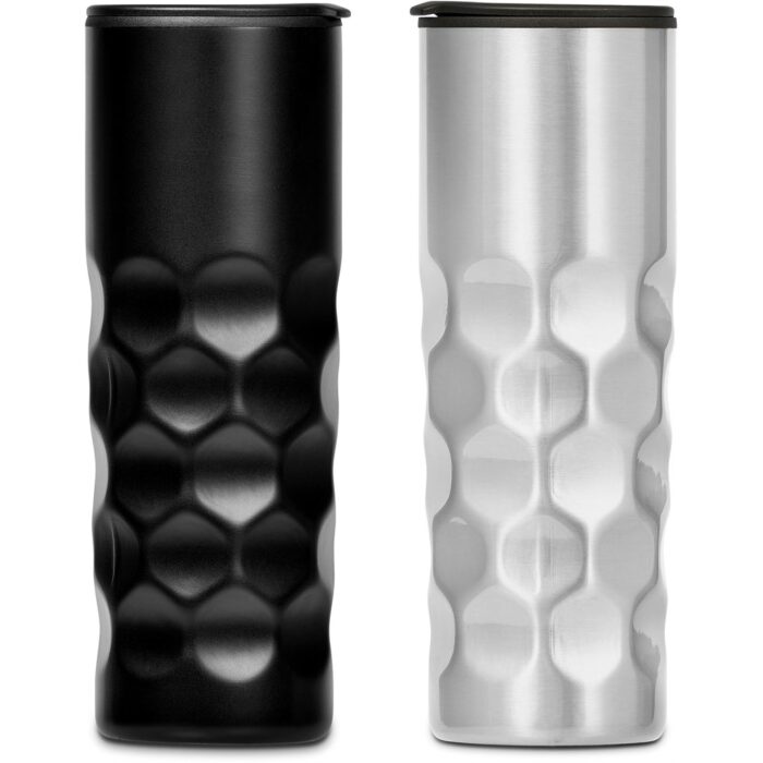 Serendipio Meteor Stainless Steel & Plastic Double-Wall Tumbler - 450ml - Image 4