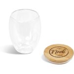 Okiyo Moco Glass & Bamboo Double-Wall Cup - 350ml - Image 18
