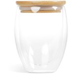 Okiyo Moco Glass & Bamboo Double-Wall Cup - 350ml - Image 11