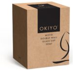 Okiyo Moco Glass & Bamboo Double-Wall Cup - 350ml - Image 8