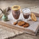 Okiyo Moco Glass & Bamboo Double-Wall Cup - 350ml - Image 4