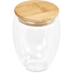 Okiyo Moco Glass & Bamboo Double-Wall Cup - 350ml - Image 16