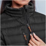 Ladies Scotia Light Down Jacket - Black - Image 4