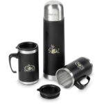 Cardinal Stainless Steel Vacuum Flask & Mug Set - Image 6