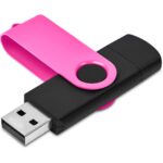Shuffle Gyro Black Flash Drive – 32GB - Pink - Image 2