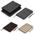 Oakridge Soft Cover Notebook & Pen Set - Image 3