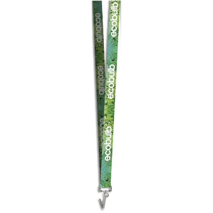 Crocodile Clip Double-Sided Sublimation Satin Lanyard - Image 5