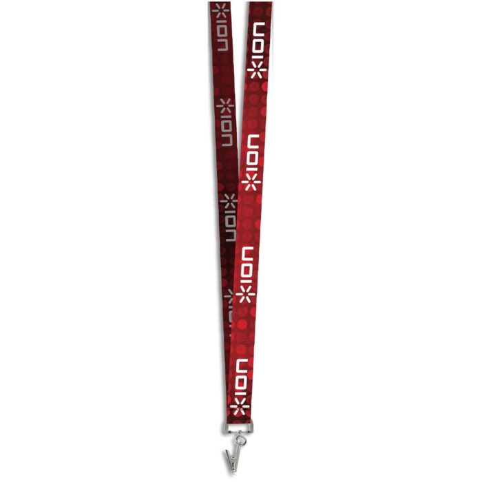 Crocodile Clip Double-Sided Sublimation Satin Lanyard - Image 4