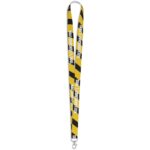 Snap Hook Clip Double-Sided Sublimation Petersham Lanyard - Image 2