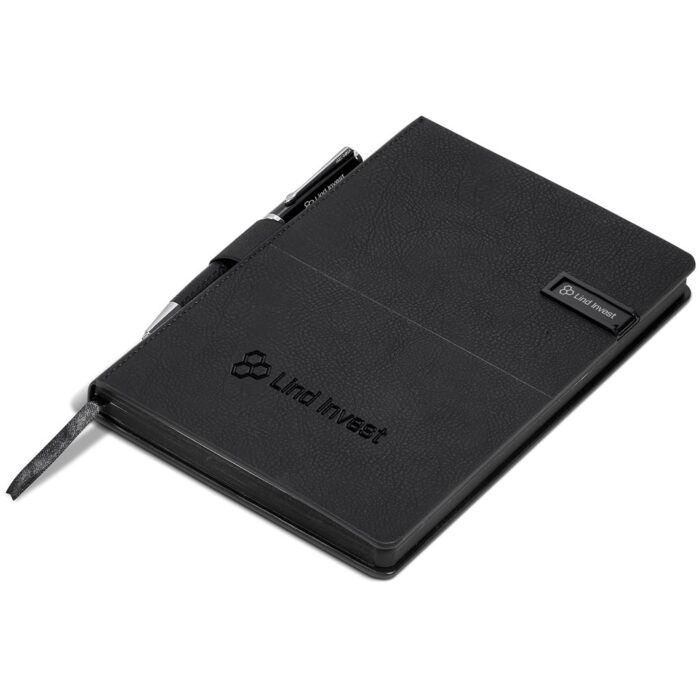 Alex Varga Corinthia Flash Drive Notebook & Pen Set - 32GB - Image 6