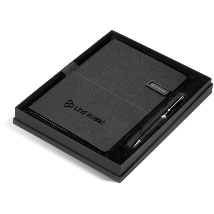 Alex Varga Corinthia Flash Drive Notebook & Pen Set - 32GB - Image 5