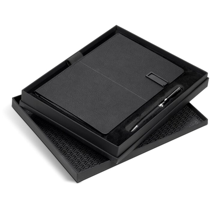 Alex Varga Corinthia Flash Drive Notebook & Pen Set - 32GB - Image 3
