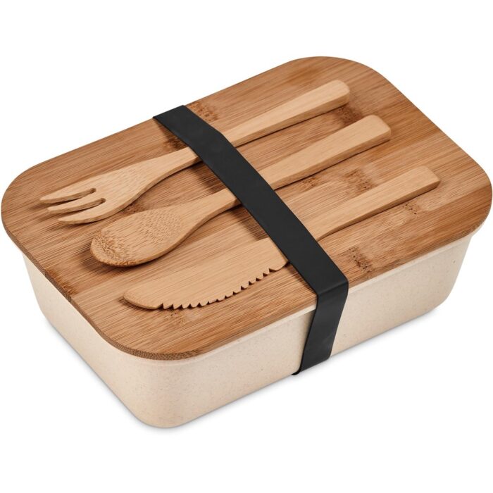 Kooshty Natura Plus Bamboo Fibre Lunch Box Set - Image 7