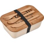 Kooshty Natura Plus Bamboo Fibre Lunch Box Set - Image 9