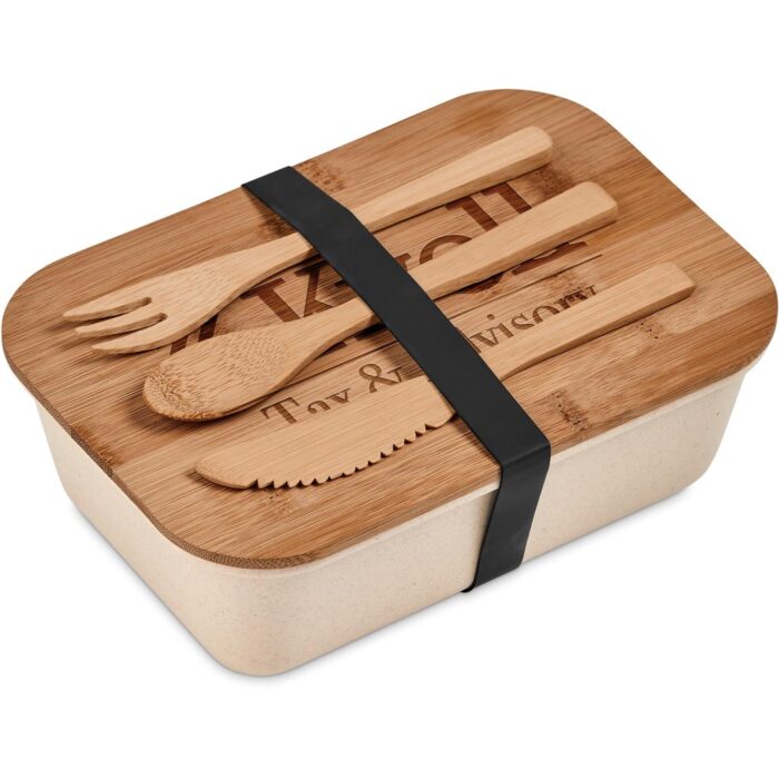 Kooshty Natura Plus Bamboo Fibre Lunch Box Set - Image 4