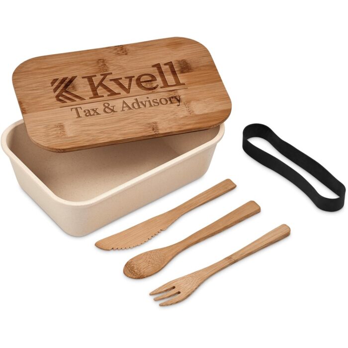 Kooshty Natura Plus Bamboo Fibre Lunch Box Set - Image 10