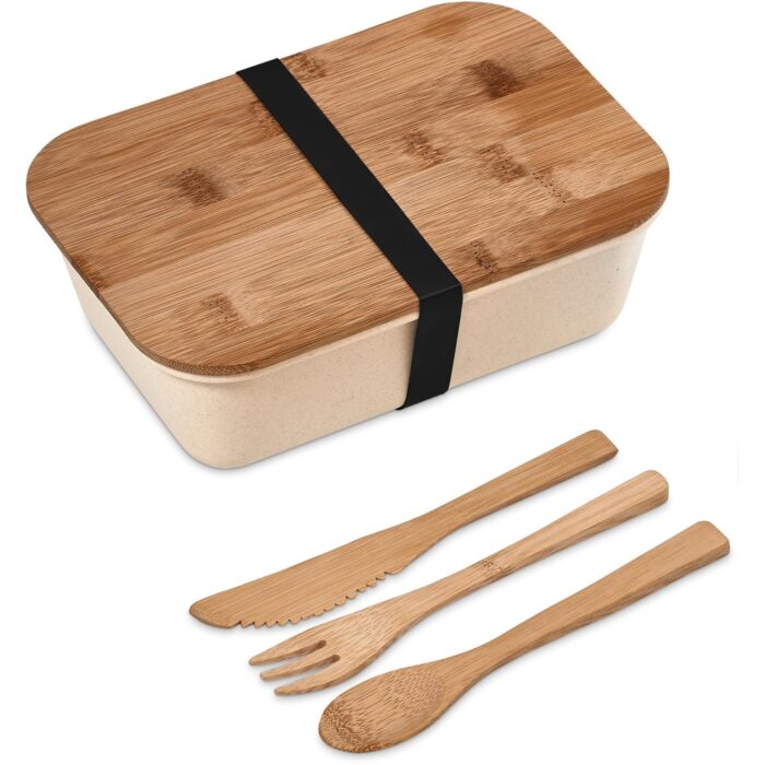 Kooshty Natura Plus Bamboo Fibre Lunch Box Set - Image 11