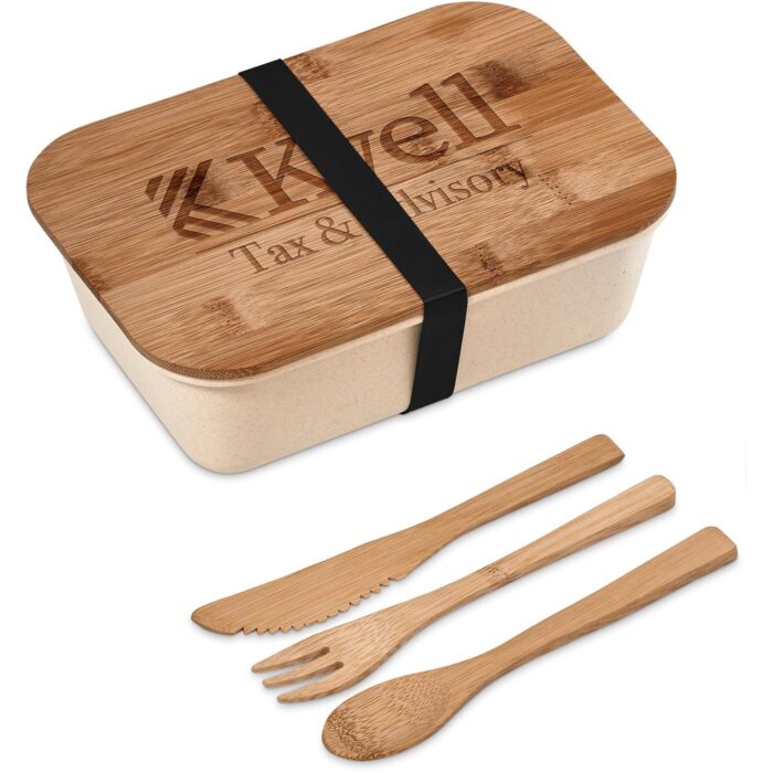 Kooshty Natura Plus Bamboo Fibre Lunch Box Set - Image 2