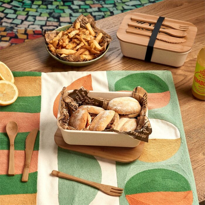 Kooshty Natura Plus Bamboo Fibre Lunch Box Set - Image 12