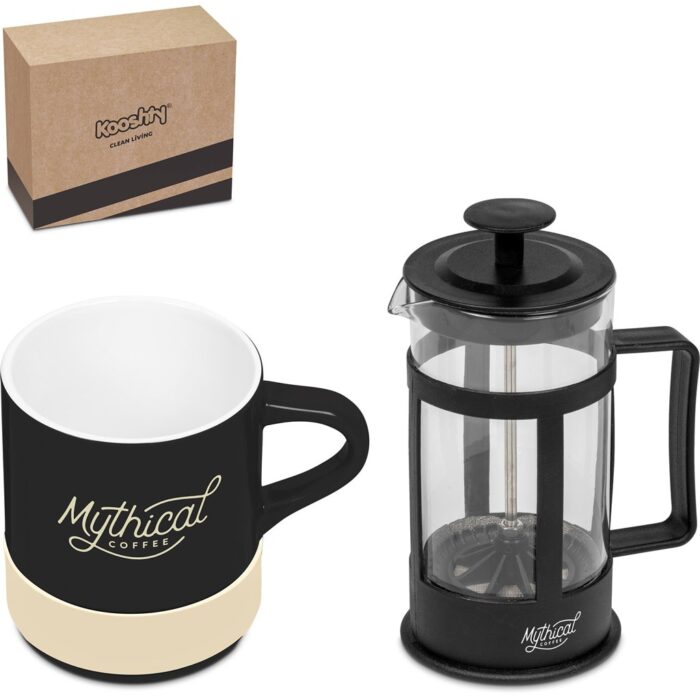 Kooshty Mixalot Black Koffee Set - Cream - Image 2