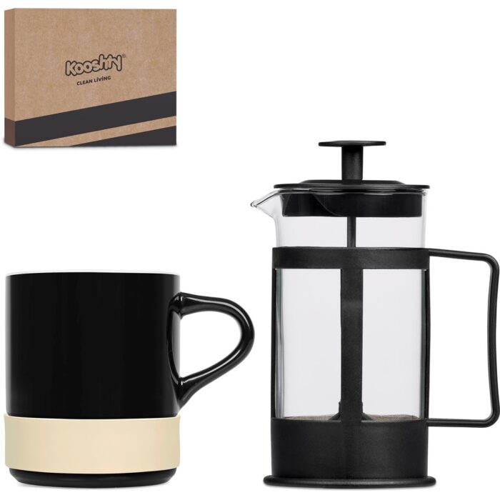 Kooshty Mixalot Black Koffee Set - Cream - Image 3