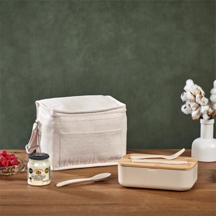 Okiyo Kura Cotton & Wheat Straw Lunch Set - Image 3