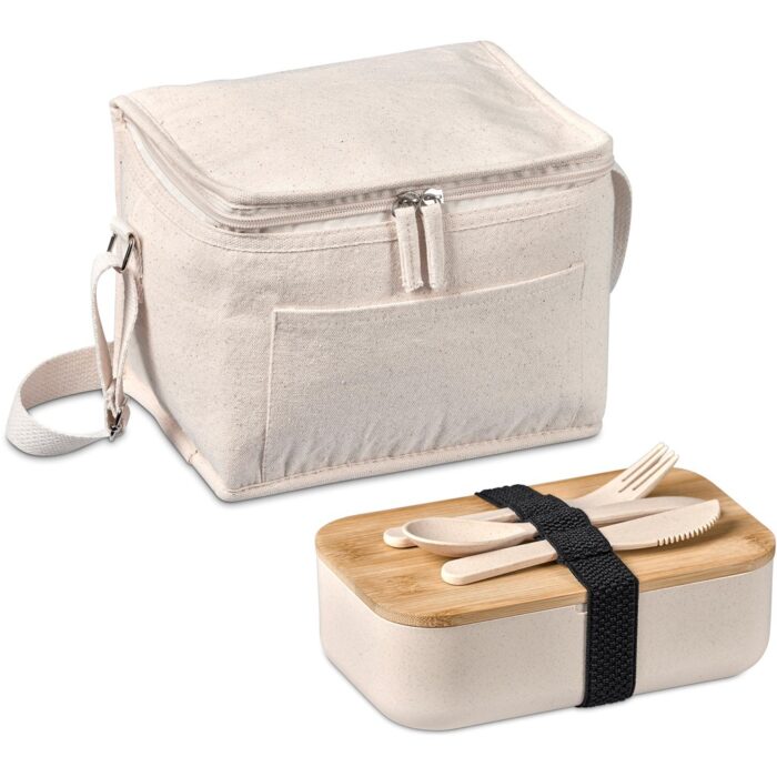 Okiyo Kura Cotton & Wheat Straw Lunch Set - Image 4