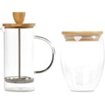 Okiyo Aibo Glass & Bamboo Coffee Set - Image 8