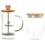 Okiyo Aibo Glass & Bamboo Coffee Set - Image 18