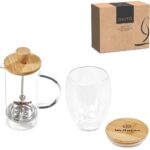 Okiyo Aibo Glass & Bamboo Coffee Set - Image 25