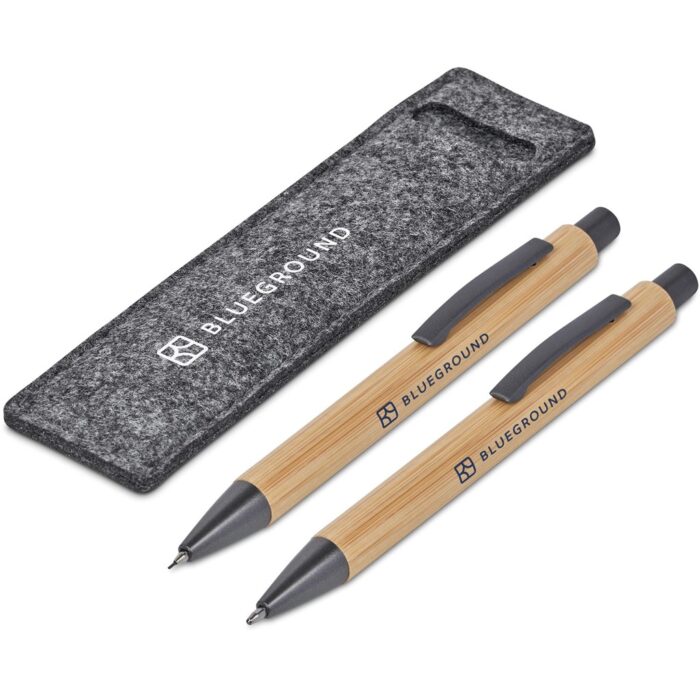 Okiyo Jona Bamboo Ball Pen & Pencil Set - Image 12