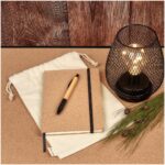 Okiyo Noto Cork & Bamboo Notebook & Pen Set - Image 6