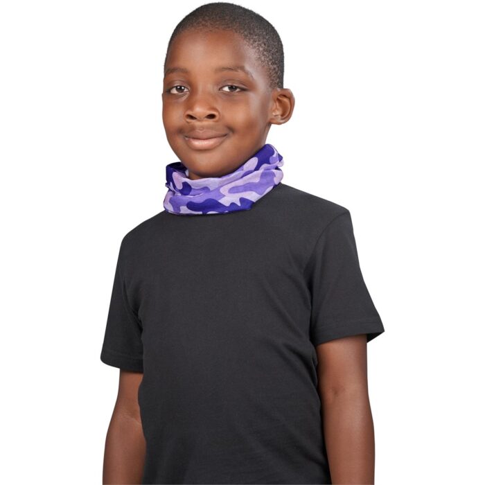 Kids Camo Flexi Tubular Bandana - Image 3
