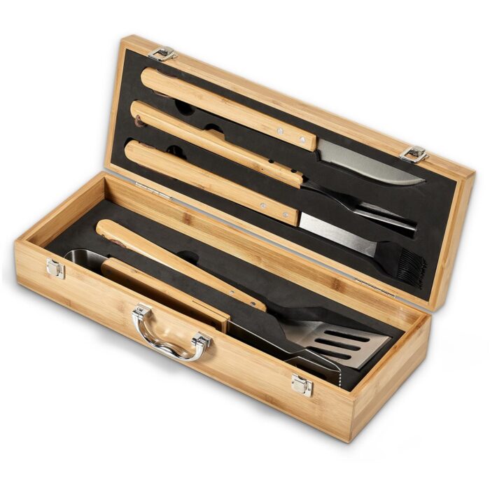 Okiyo Yakiniku Bamboo 5-Piece Braai Set - Image 11