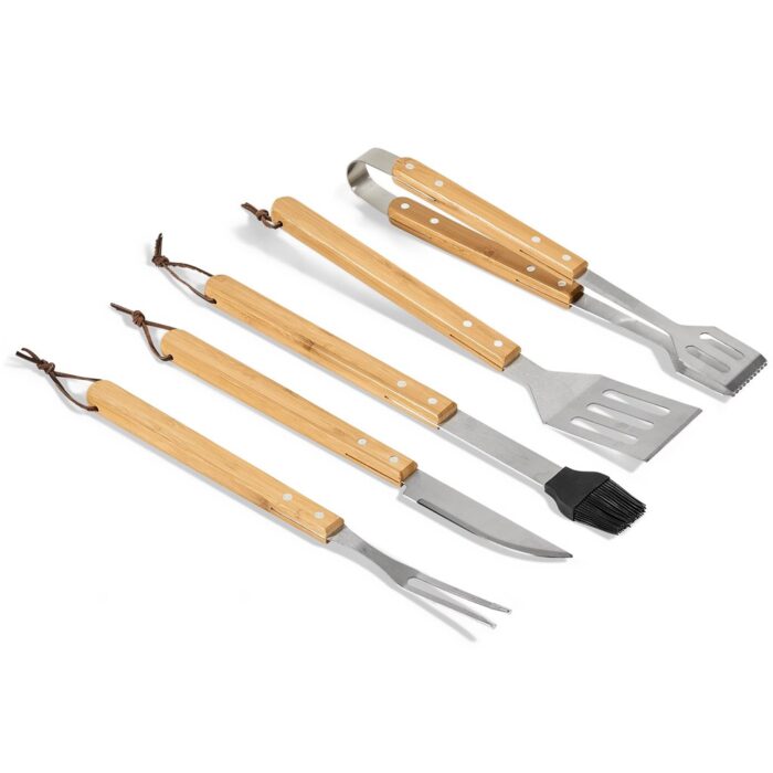 Okiyo Yakiniku Bamboo 5-Piece Braai Set - Image 4