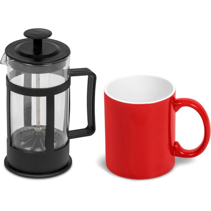 Cafe Omega Coffee Set - Red - Image 3