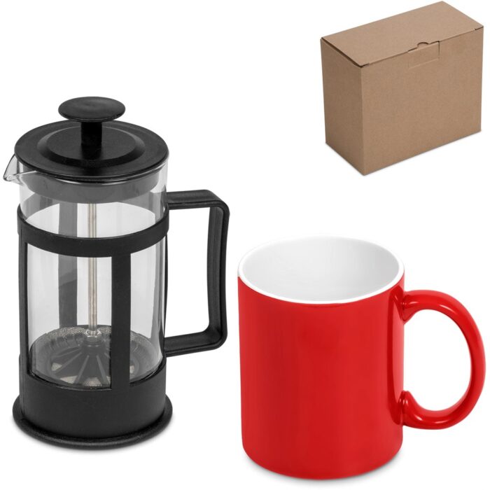 Cafe Omega Coffee Set - Red - Image 4