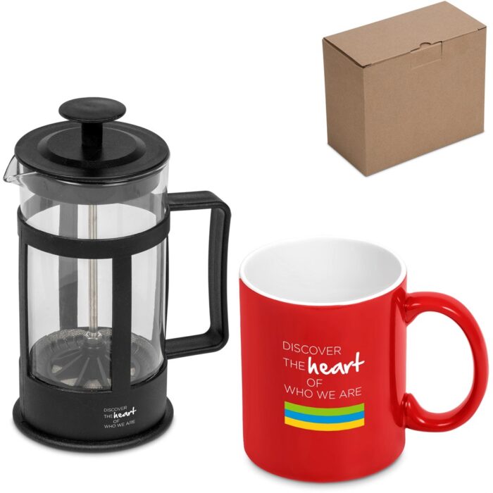 Cafe Omega Coffee Set - Red - Image 2