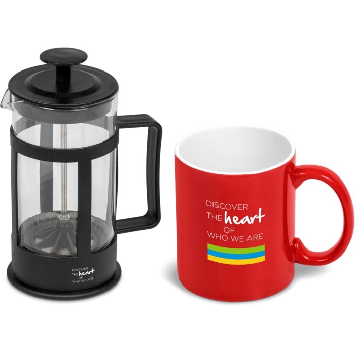 Cafe Omega Coffee Set - Red - Image 1
