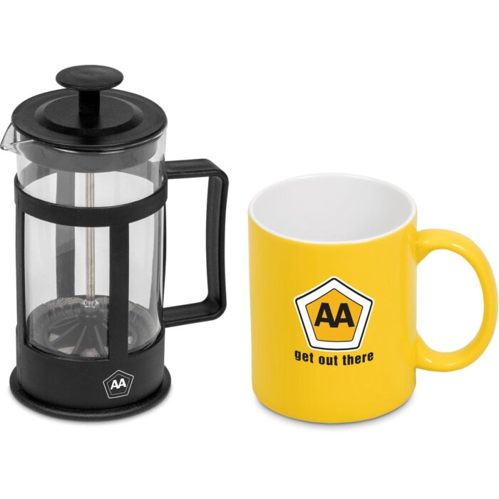 Cafe Omega Coffee Set - Yellow - Image 1