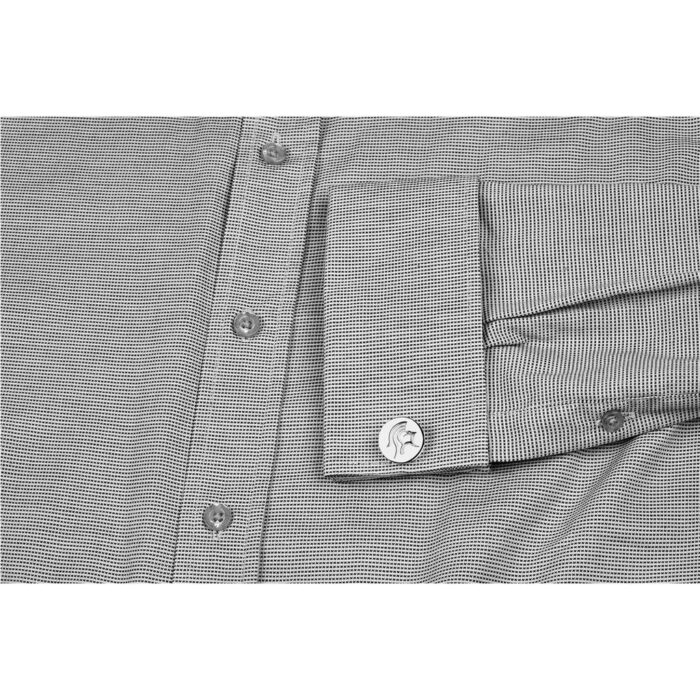 Ladies Long Sleeve Taylor Shirt - Grey - Image 4