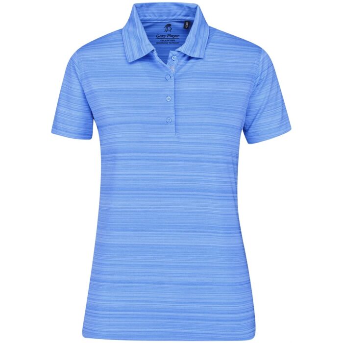 Ladies Astoria Golf Shirt - Light Blue - Image 2