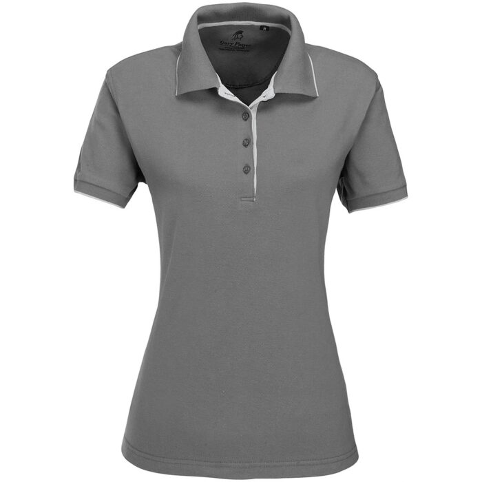 Ladies Wentworth Golf Shirt - Grey - Image 1