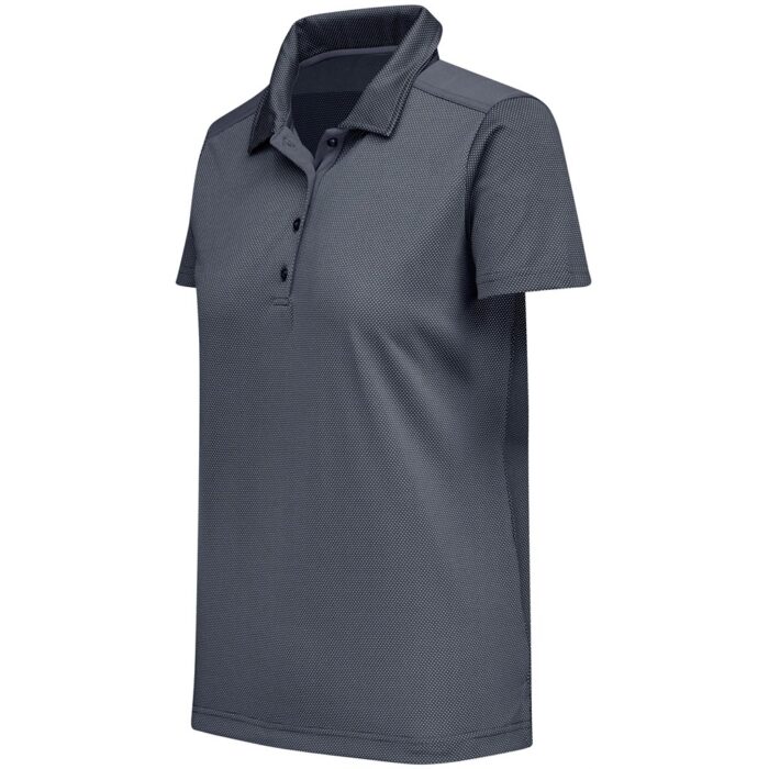 Ladies Sterling Ridge Golf Shirt - Grey - Image 2