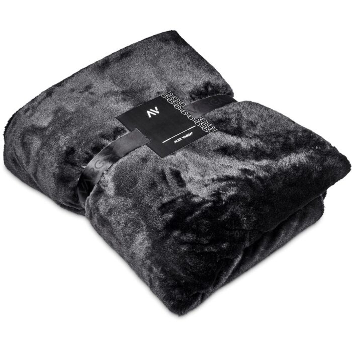Alex Varga Palazzo Faux Fur Fleece Blanket - Image 4