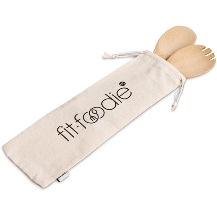 Okiyo Shinsen Bamboo Salad Servers - Image 5