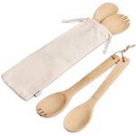 Okiyo Shinsen Bamboo Salad Servers - Image 9
