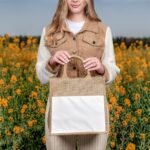 Okiyo Nuri Sublimated Pocket Jute Tote - Image 3